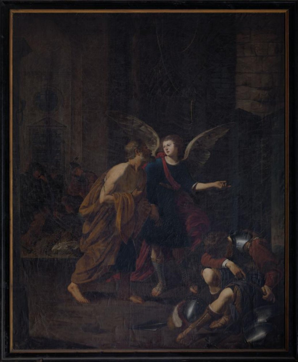 Der Engel befreit St. Peter aus dem Gefängnis von Antoon van den Heuvel
