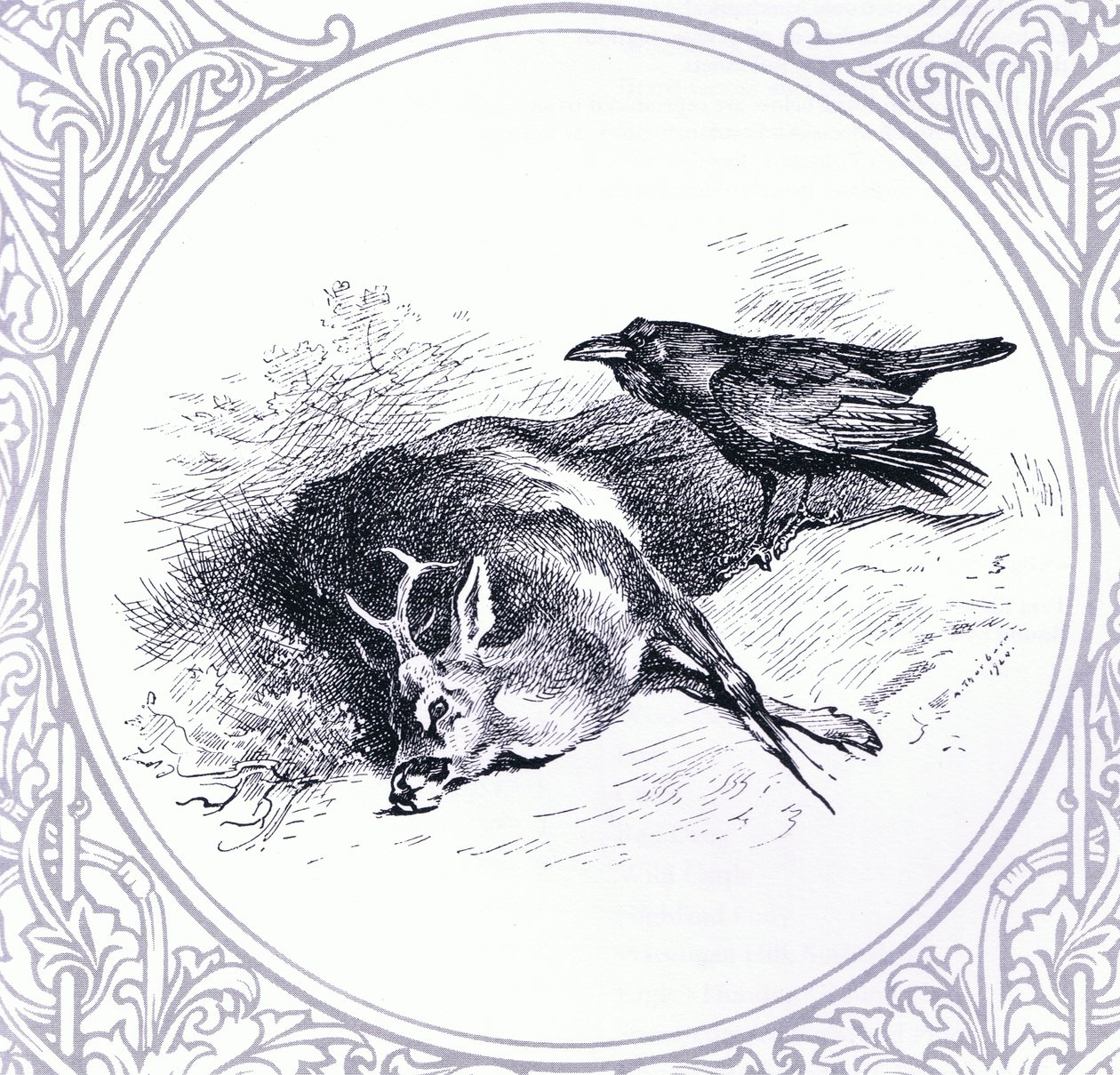 Hirsch und Rabe, veröffentlicht von Book Club Associates von Archibald Thorburn