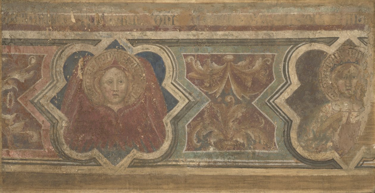 Dekorativer Rand, ca. 1390 von Aretino Spinello