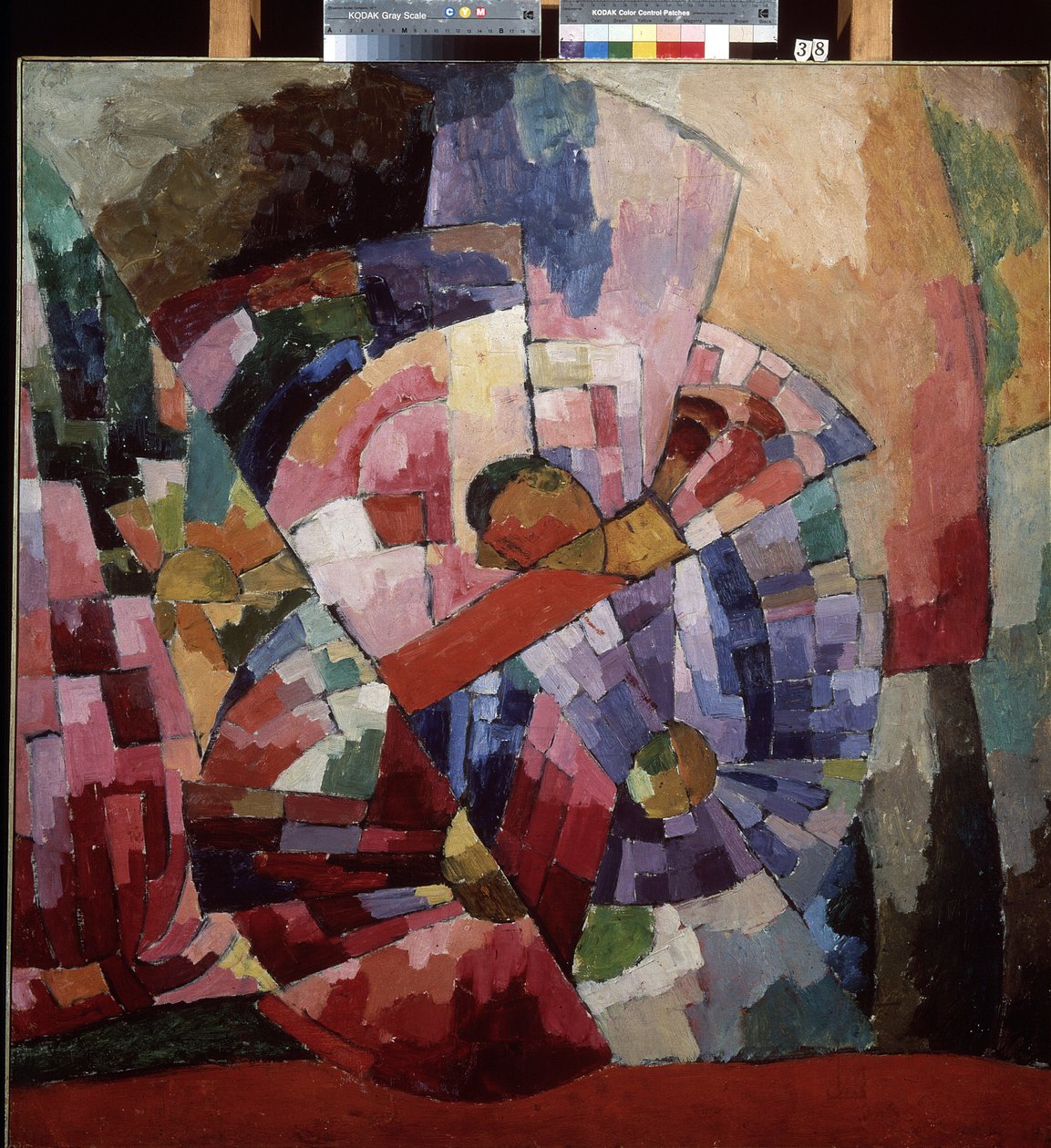 Astern. Stillleben im kubistischen Stil. Gemälde von Aristarkh Wassiljewitsch Lentulow (1882-1943) von Aristarkh Vasilievic Lentulov