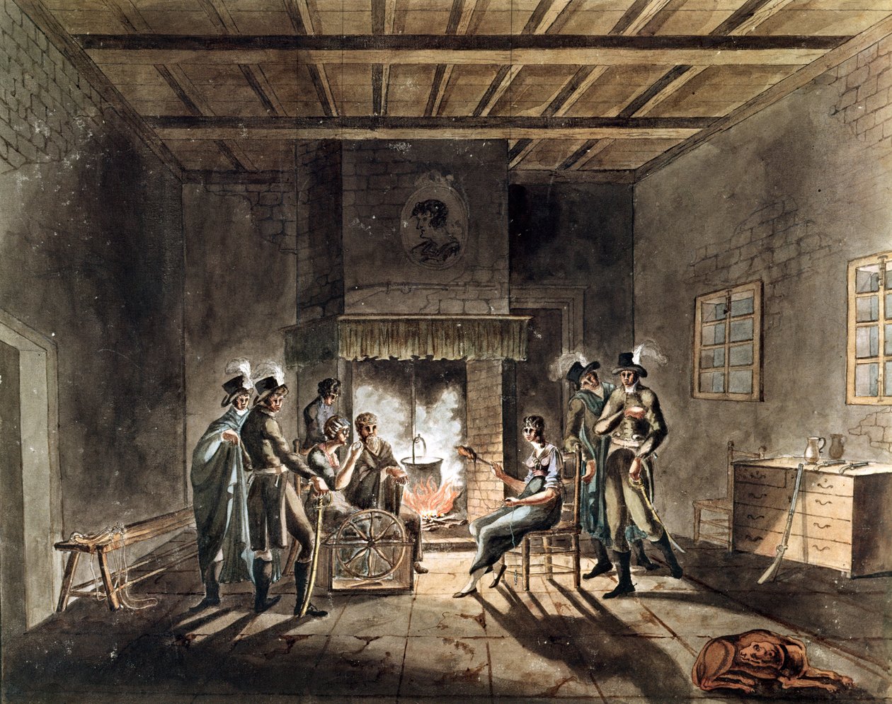 Die Verschwörer der Cadoudal-Affäre, um 1804 von Armand de Polignac
