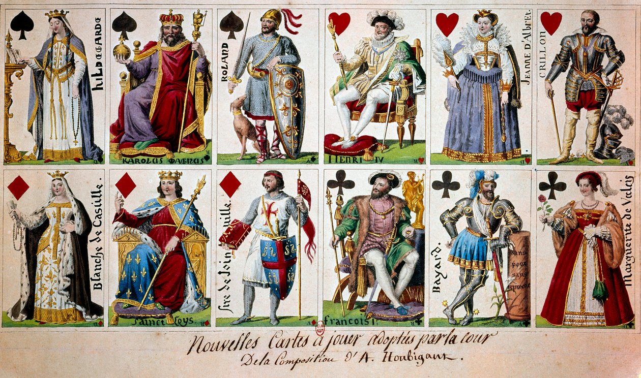 Französische historische Figuren von Karl dem Großen bis Heinrich IV. von Armand Gustave Houbigant