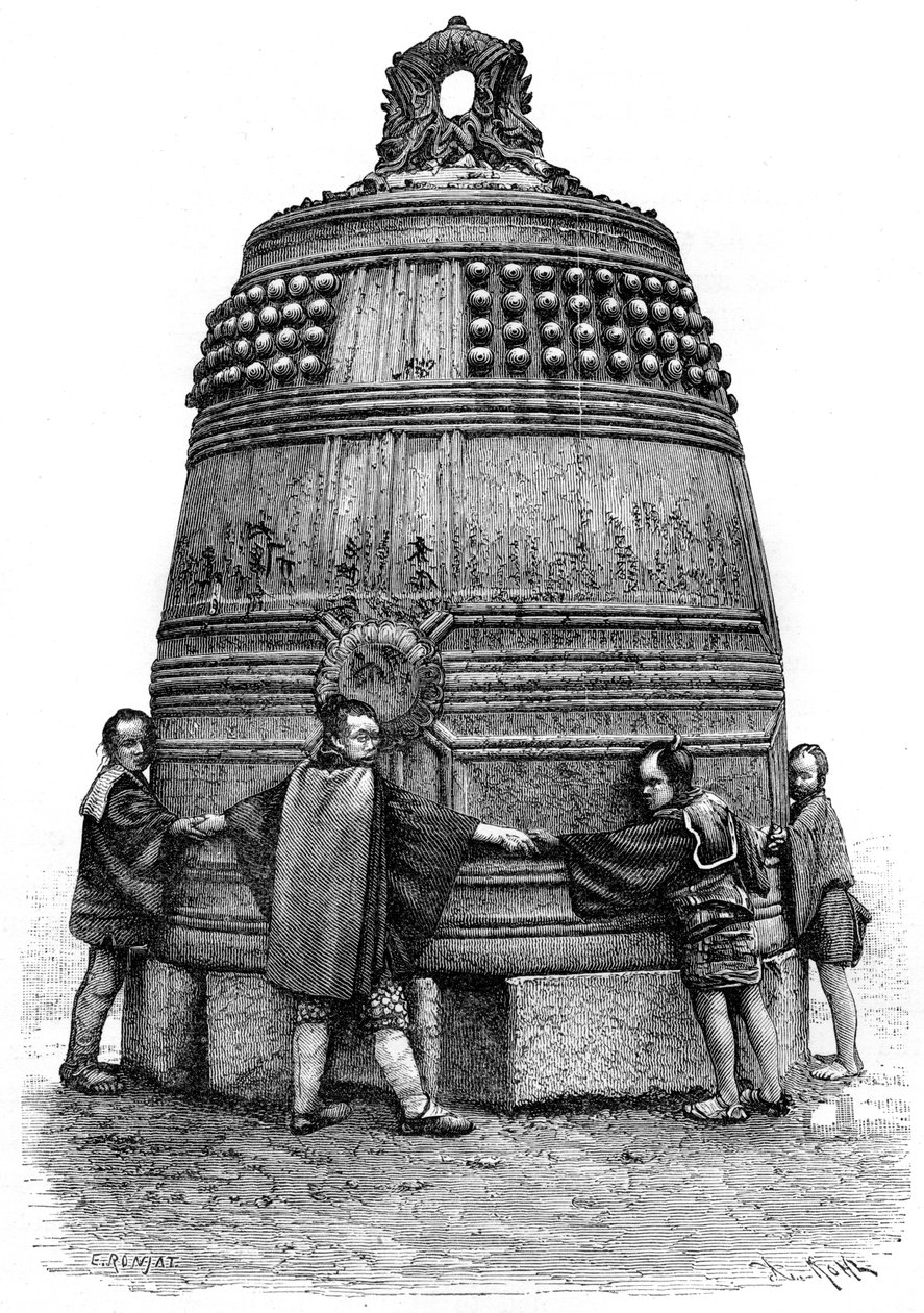Eine Glocke aus dem Shiba-Viertel, Tokio, Japan, 1895 von Armand Kohl