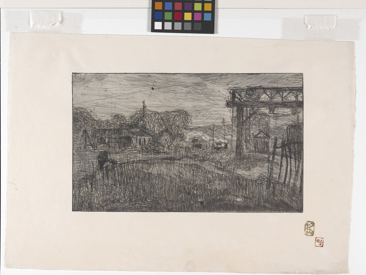 Der Bahnhof von Valmondois von Armand Séguin