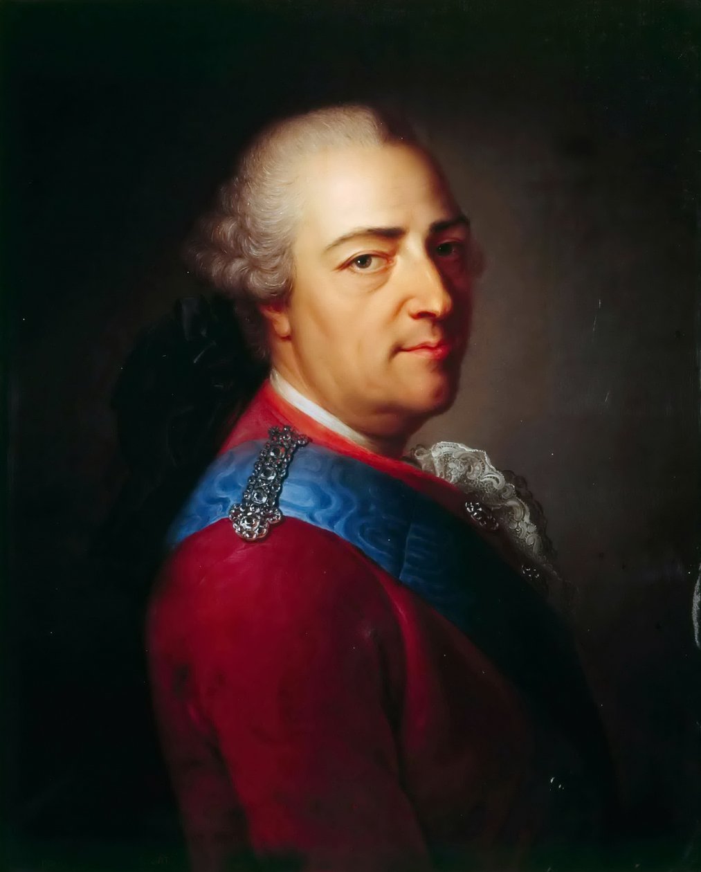Porträt von König Ludwig XV 1710-1774 von Armand Vincent de Montpetit