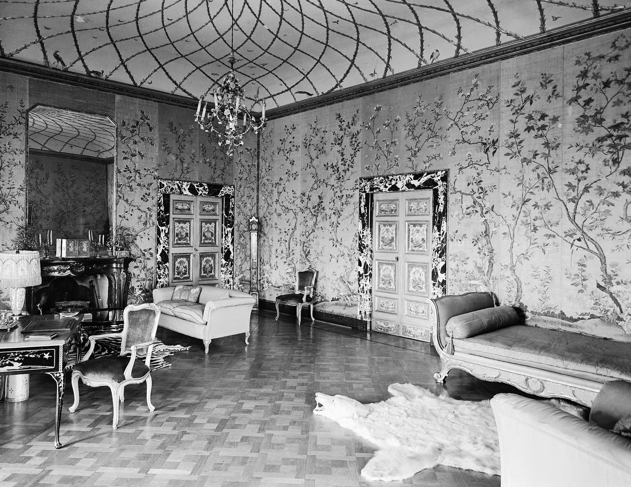 Ein großer Raum in der Villa Madama, Rom von Armando Bruni