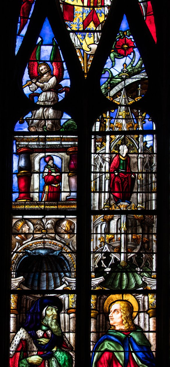 Kathedrale Sainte-Marie, Auch, Gers, 2018 (Buntglasfenster) von Arnaud de Moles