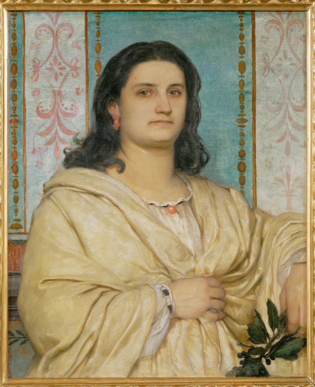 Bildnis Angela Boecklin als Muse von Arnold Böcklin