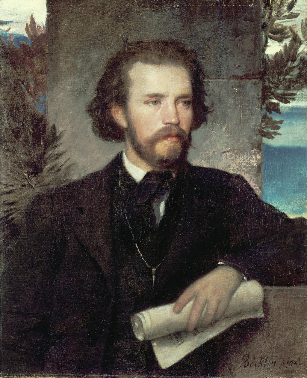Der Musiker von Arnold Böcklin