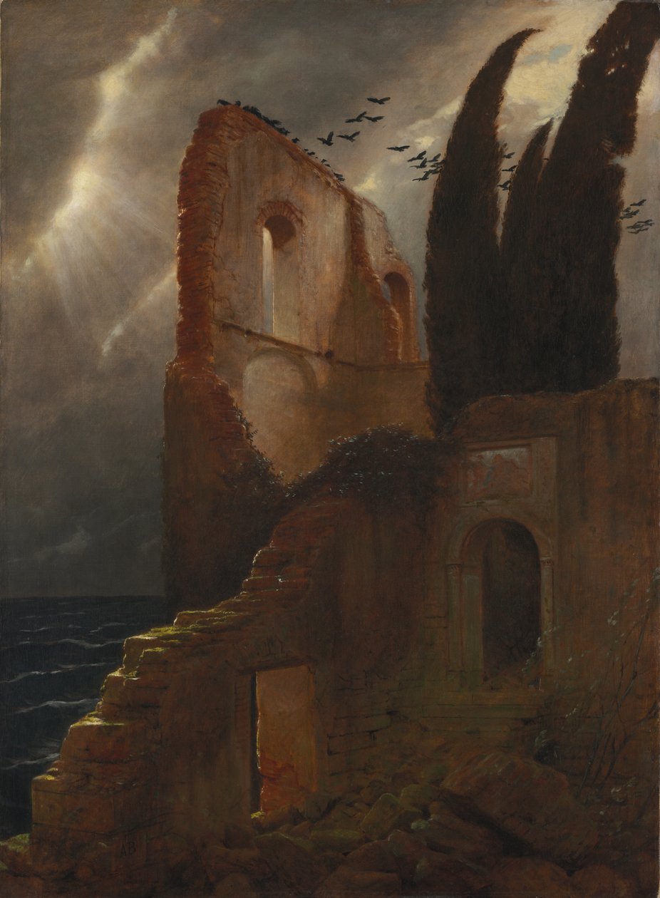 Ruine am Meer von Arnold Böcklin