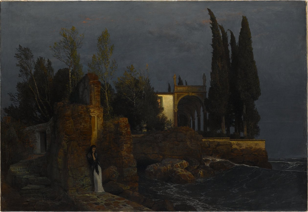 Villa am Meer von Arnold Böcklin
