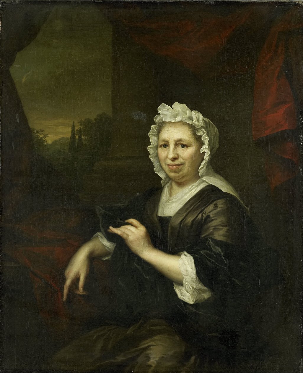 Brechje Hooft (1640-1721). Witwe von Harmen van de Poll von Arnold Boonen (attributed to)