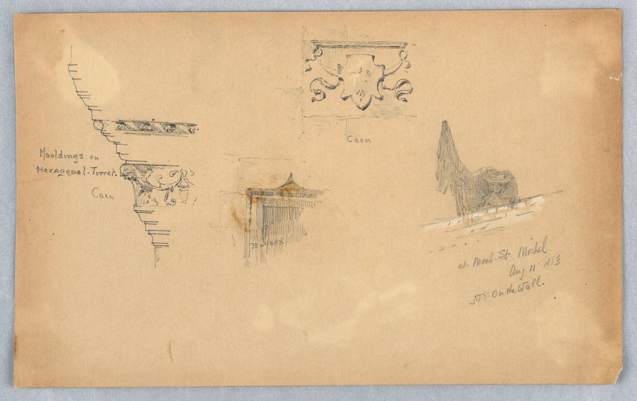 Architektonische Details von Arnold William Brunner