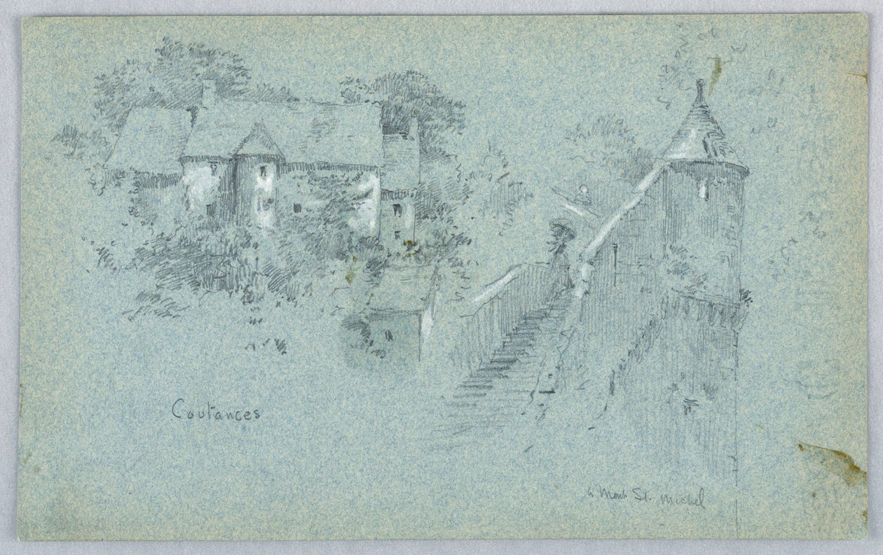 Coutance und Mont St. Michel von Arnold William Brunner