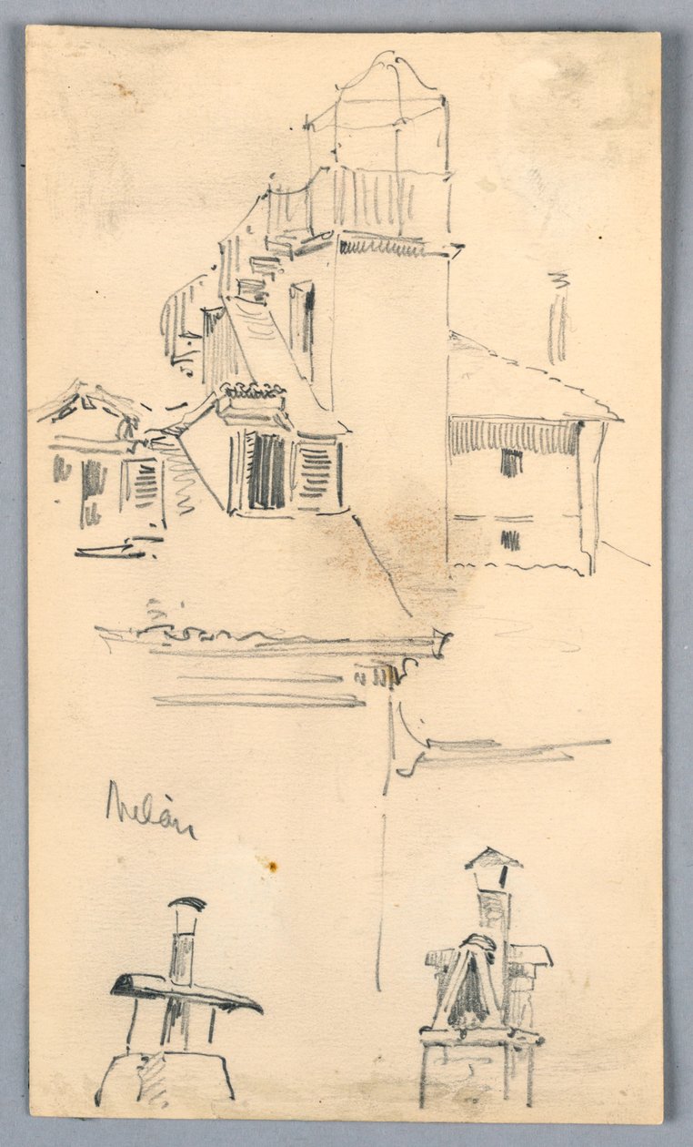 Skizzen in Mailand von Arnold William Brunner
