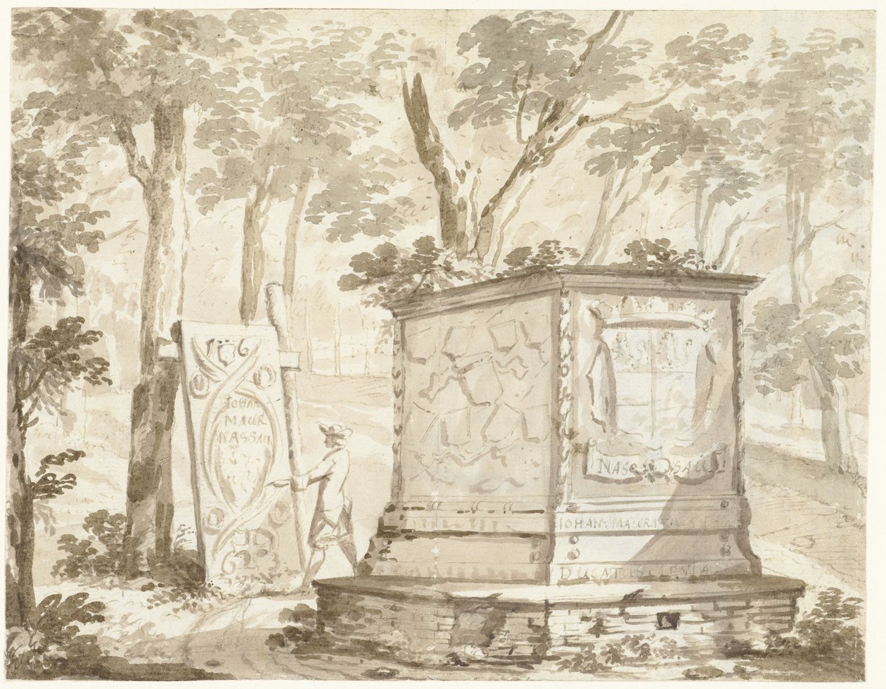 Grabtumba von Johann Moritz von Nassau-Siegen in Kleve von Arnoud van Halen