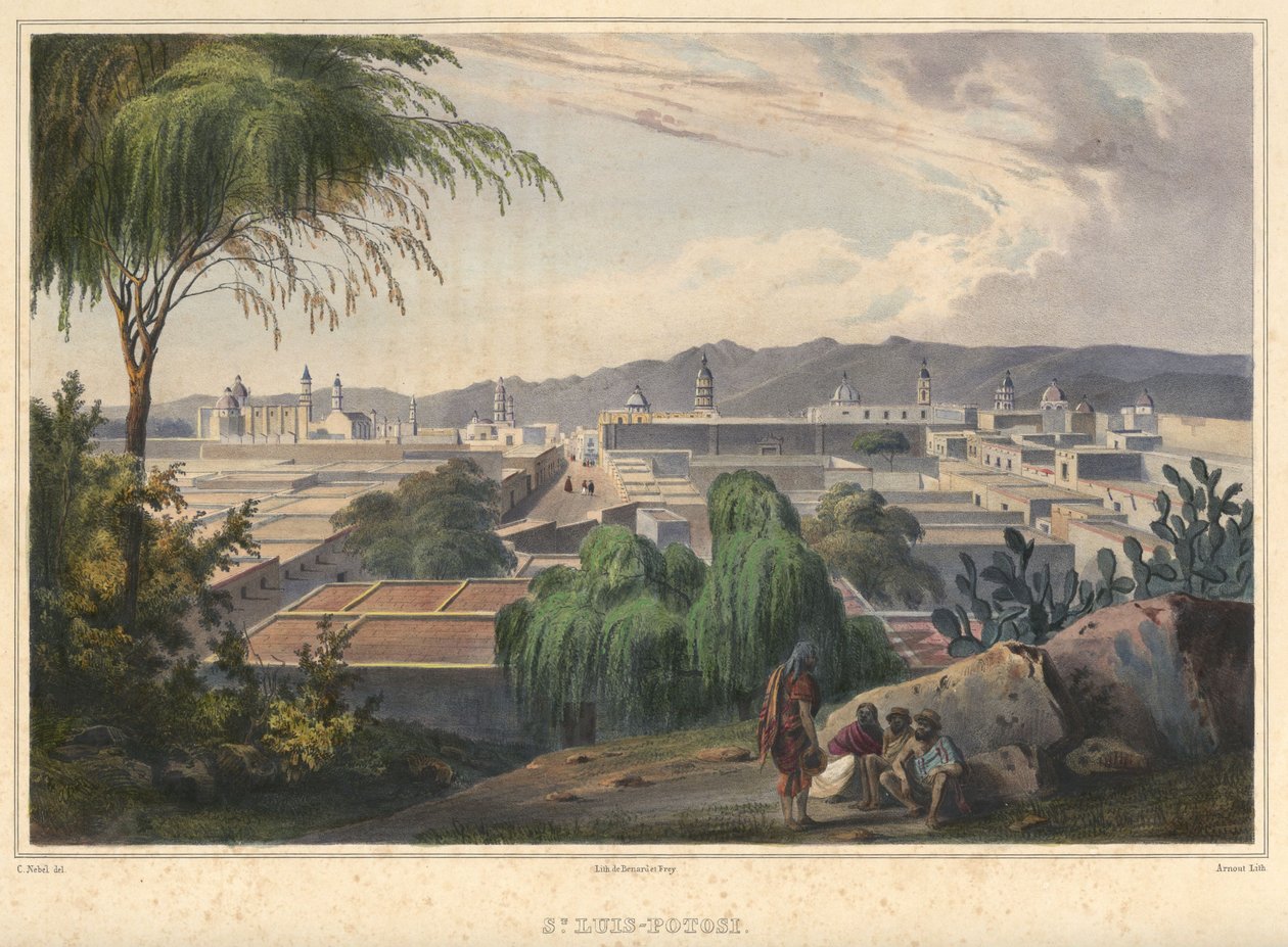 St. Luis-Potosí. Ansicht von San Luis Potosí, San Luis Potosí von Arnout