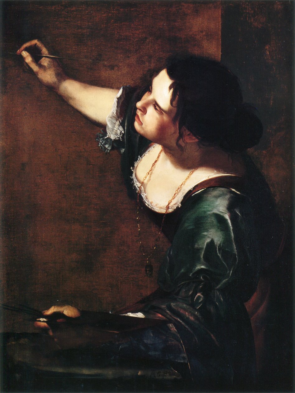 Selbstporträt als Allegorie der Malerei von Artemisia Gentileschi