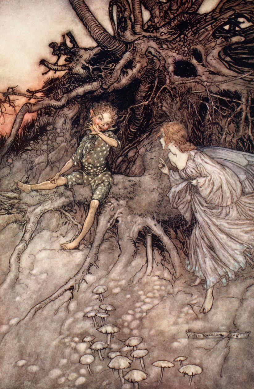 Ich bin der fröhliche Wanderer der Nacht, Illustration aus 