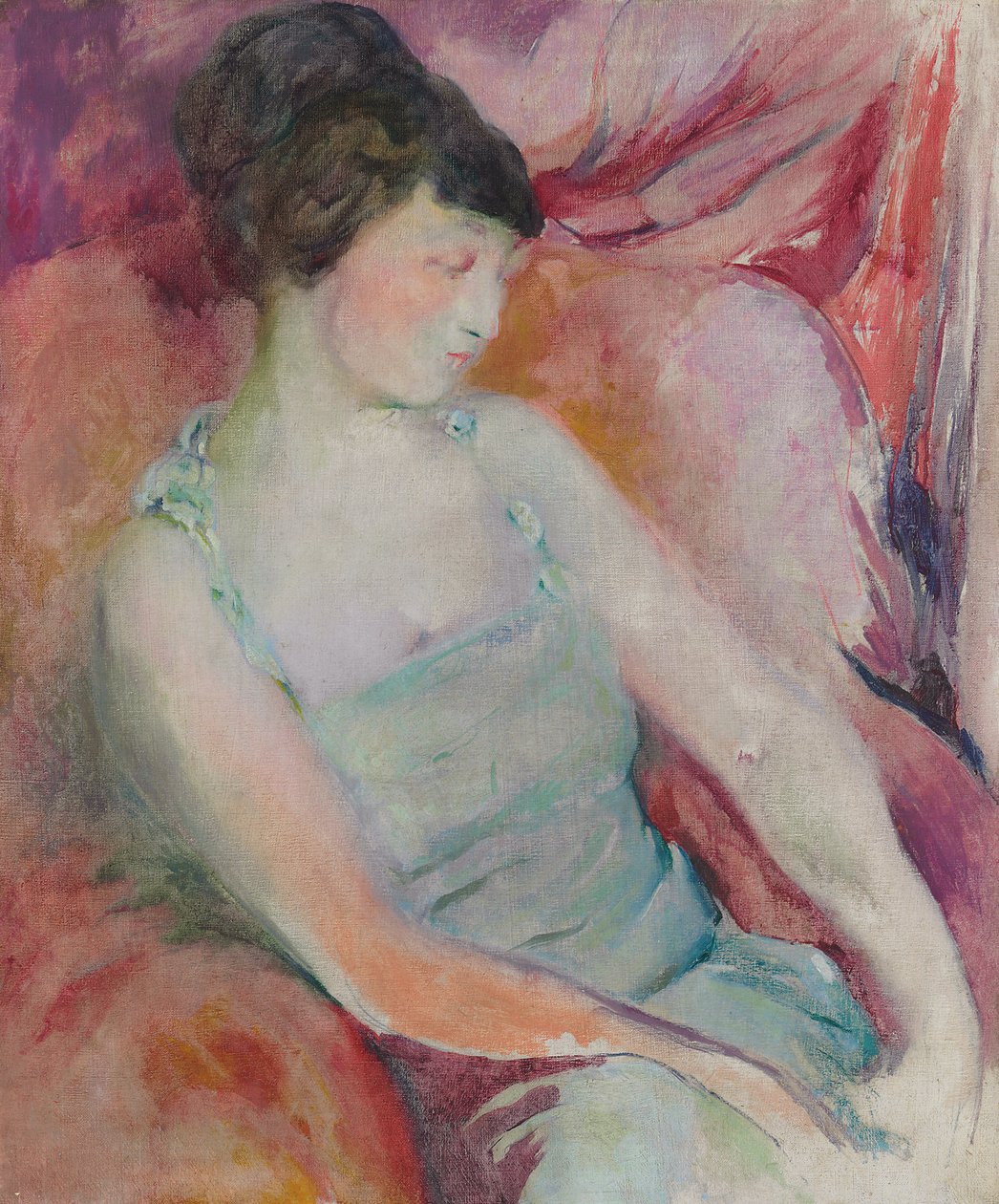 Porträt von Helen Fleck Seyffert von Arthur Beecher Carles