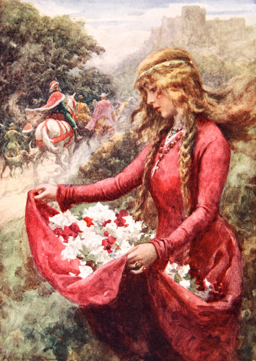 Die Rosen der Heiligen Elisabeth von Arthur C. (after) Michael