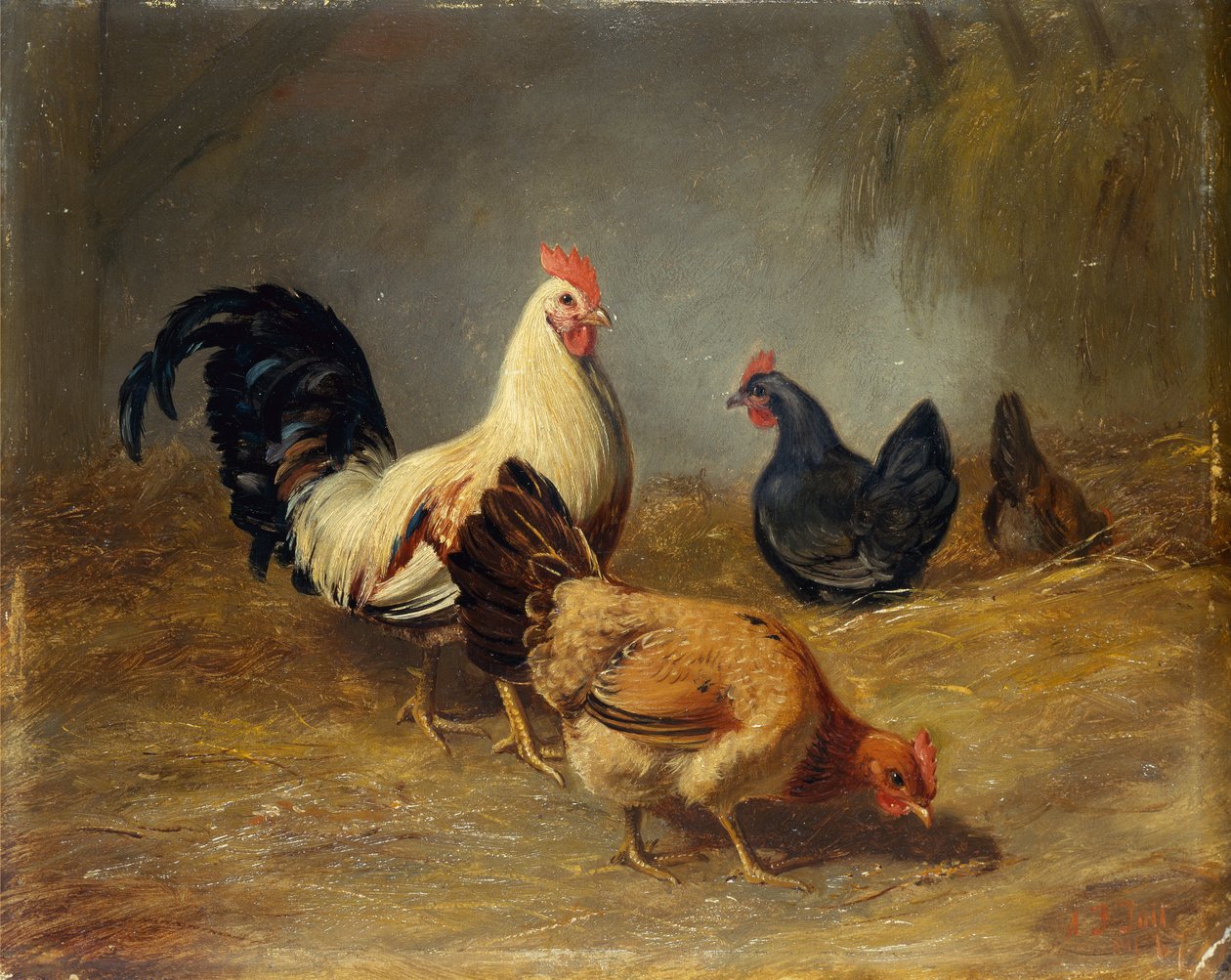 Geflügelfütterung von Arthur Fitzwilliam Tait