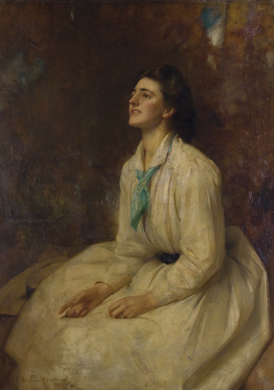 Die Feldlerche von Arthur Hacker