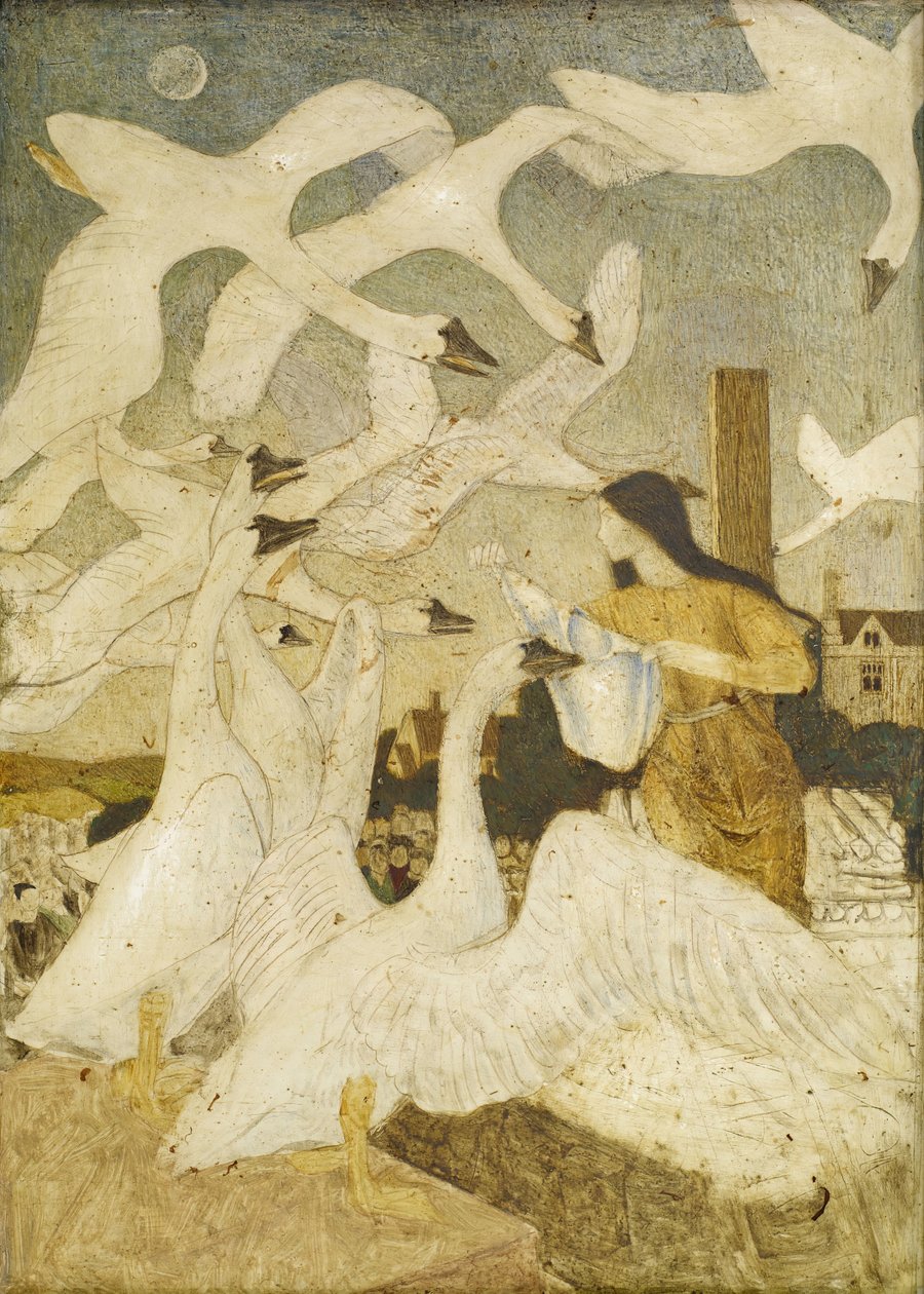 Die wilden Schwäne, 1928 von Arthur Joseph Gaskin