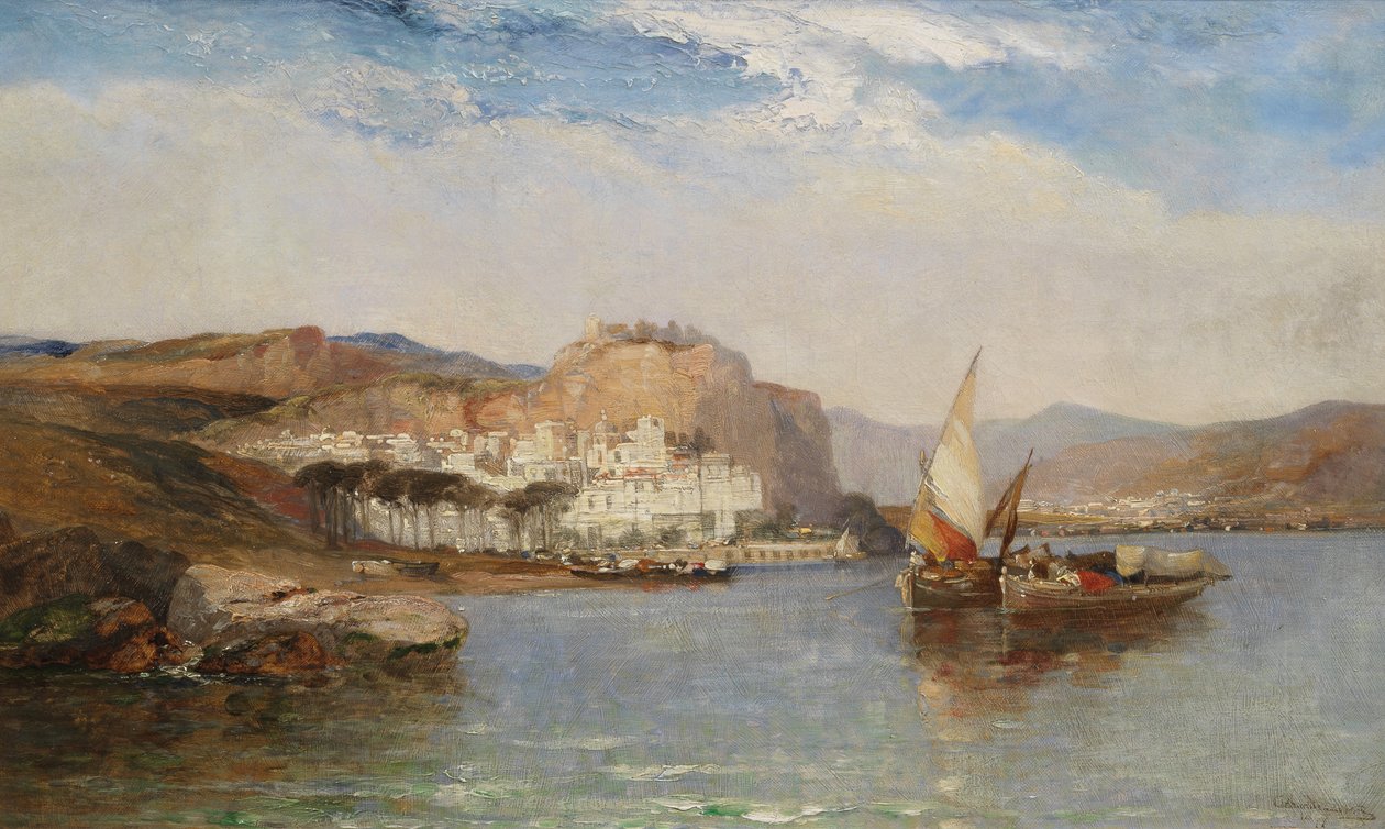 In der Nähe von Amalfi, Golf von Salerno, Italien, 1877 von Arthur Joseph Meadows