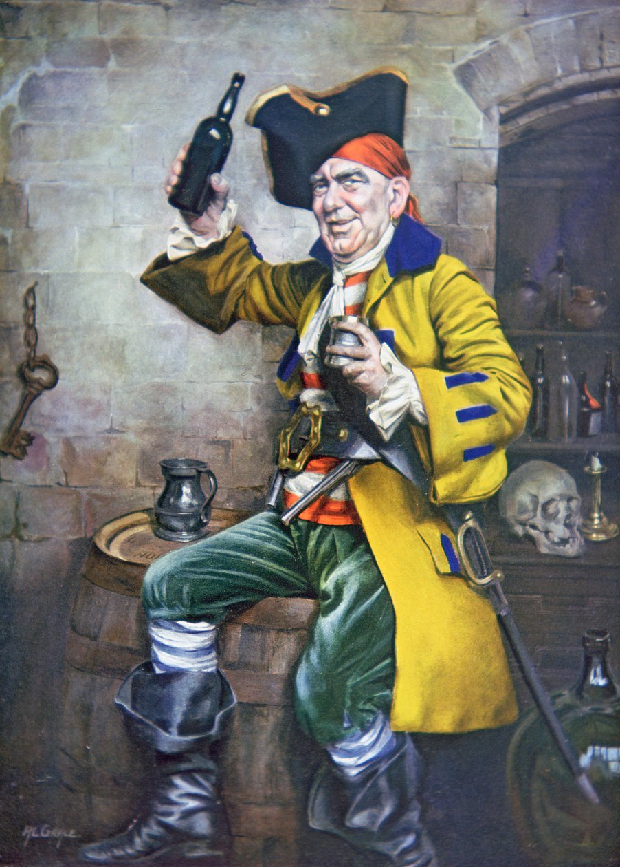 Ein Piratentyp von Arthur Longlands Grace