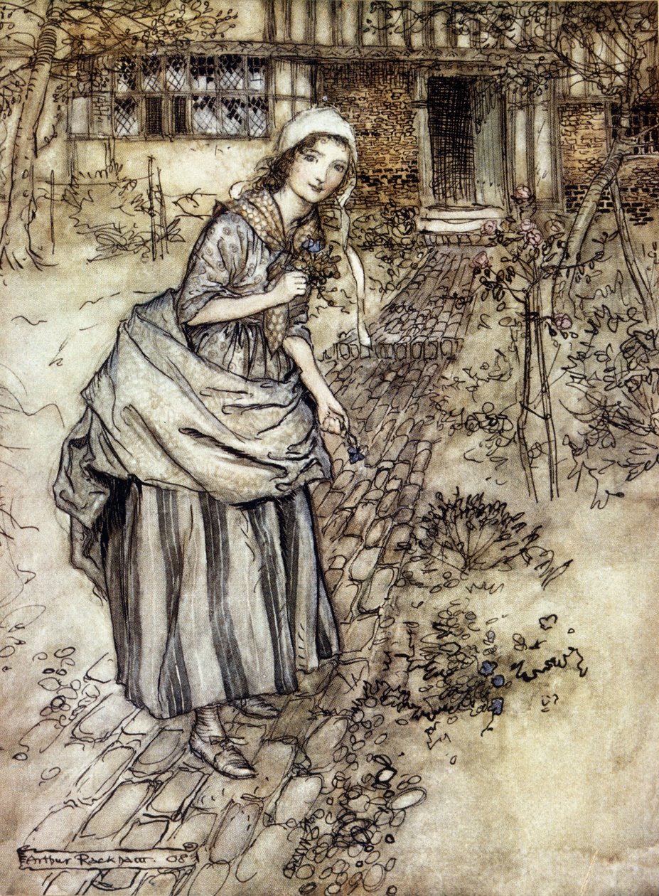 Illustration von Arthur Rackham für Ein Sommernachtstraum von William Shakespeare von Arthur Rackham