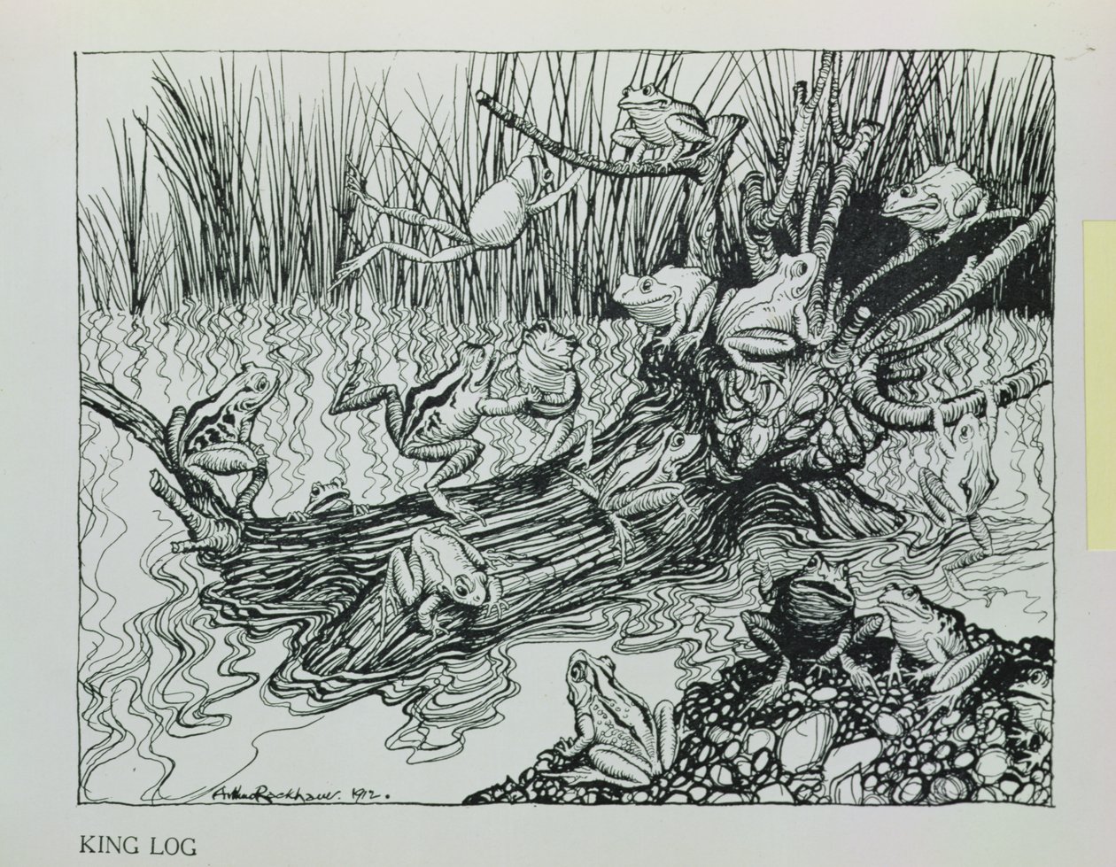 König Log, Illustration aus 