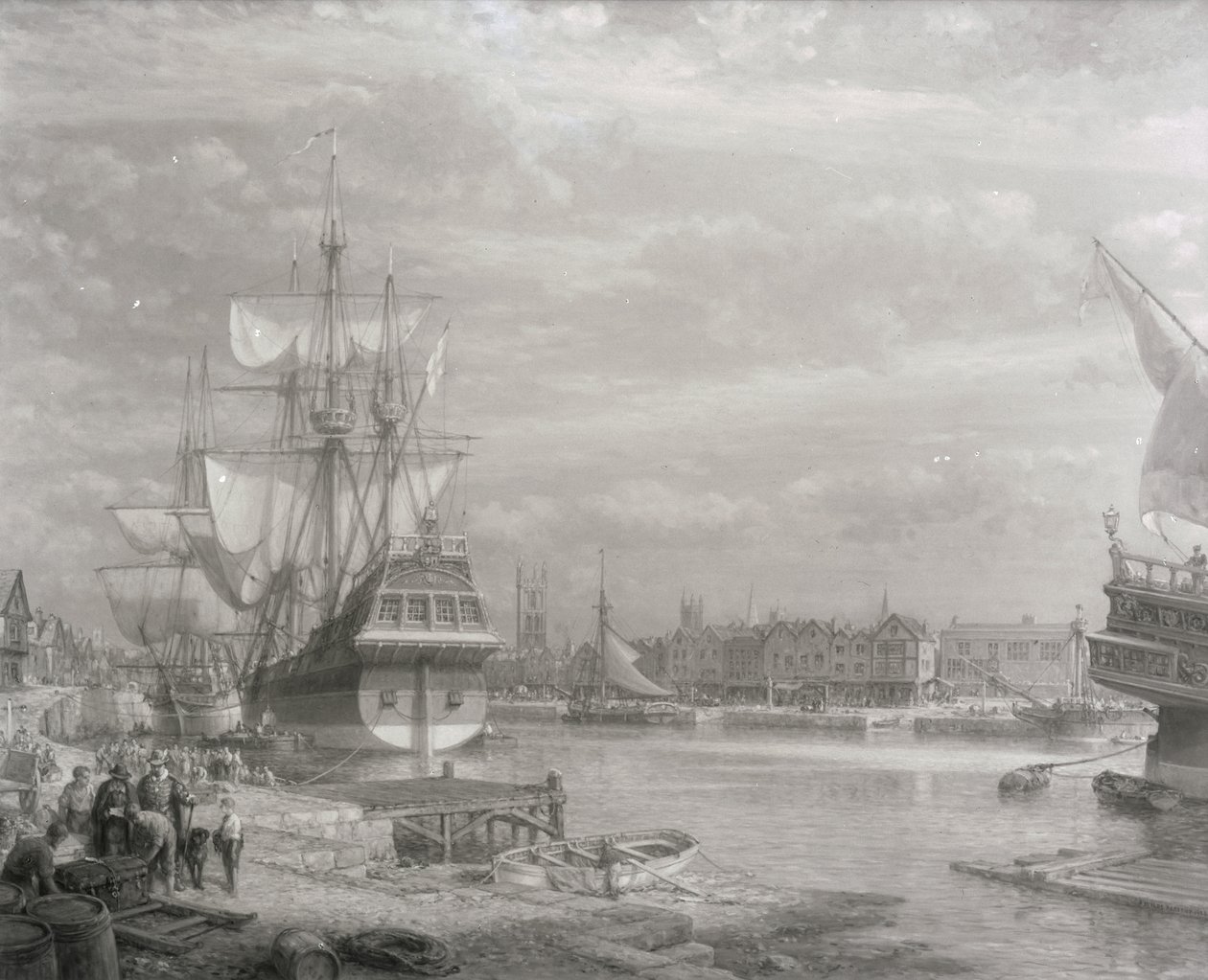 John Guys Expedition bereitet sich auf die Fahrt nach Neufundland vor von Arthur Wilde Parsons