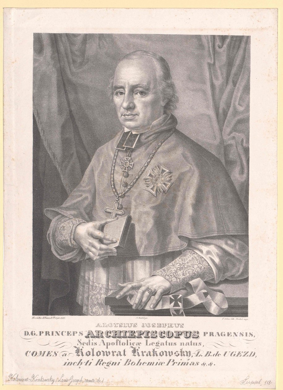 Aloysius Joseph Graf Kolovrat Krakowski von Artist Unknown