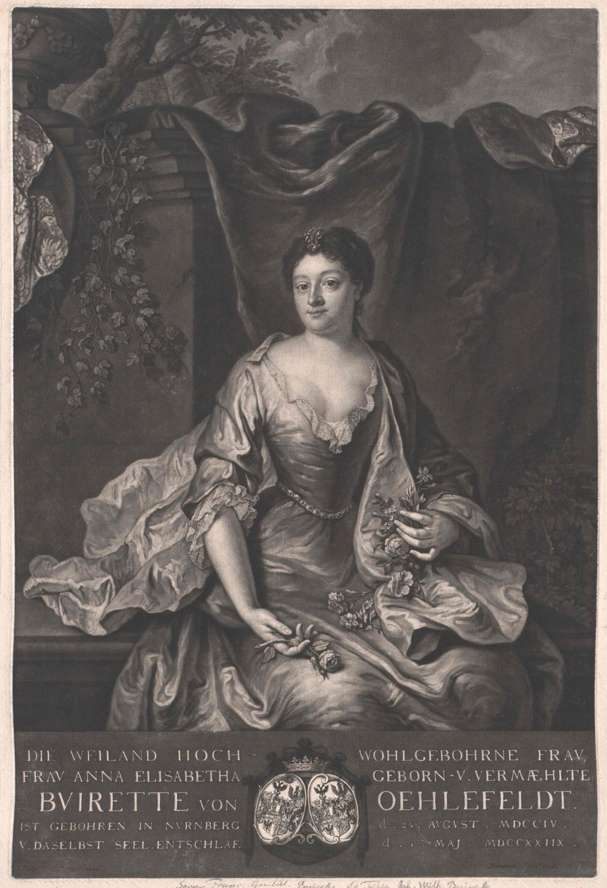 Anna Elisabeth Buirette-Oehlefeld von Artist Unknown