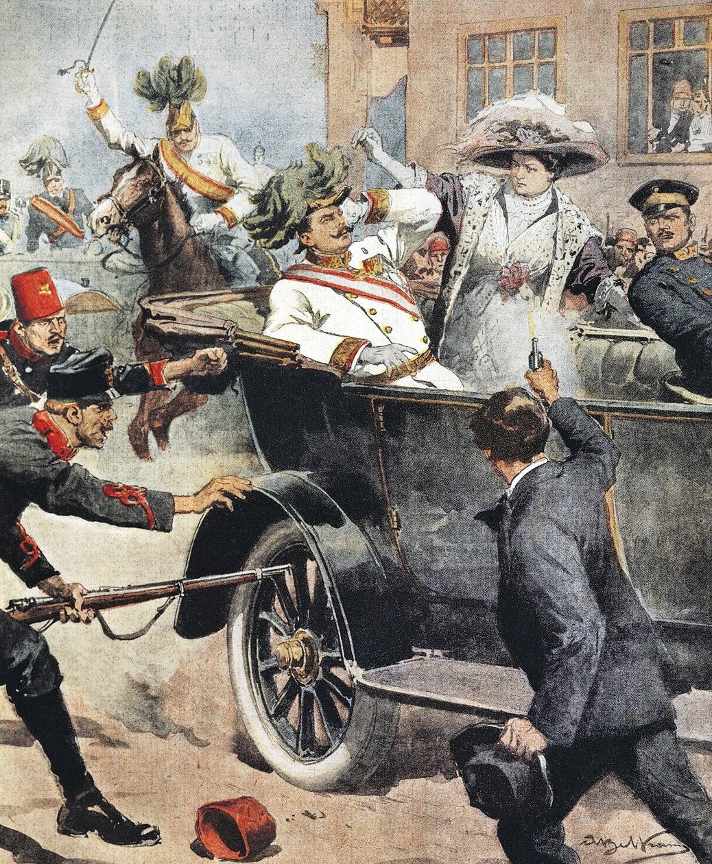 Erzherzog Franz Ferdinand und seine Frau von Artist Unknown