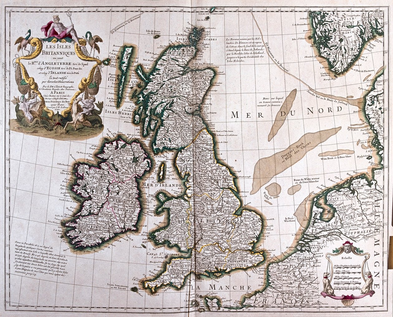 Britische Inseln, England, Schottland und Irland - von Artist Unknown