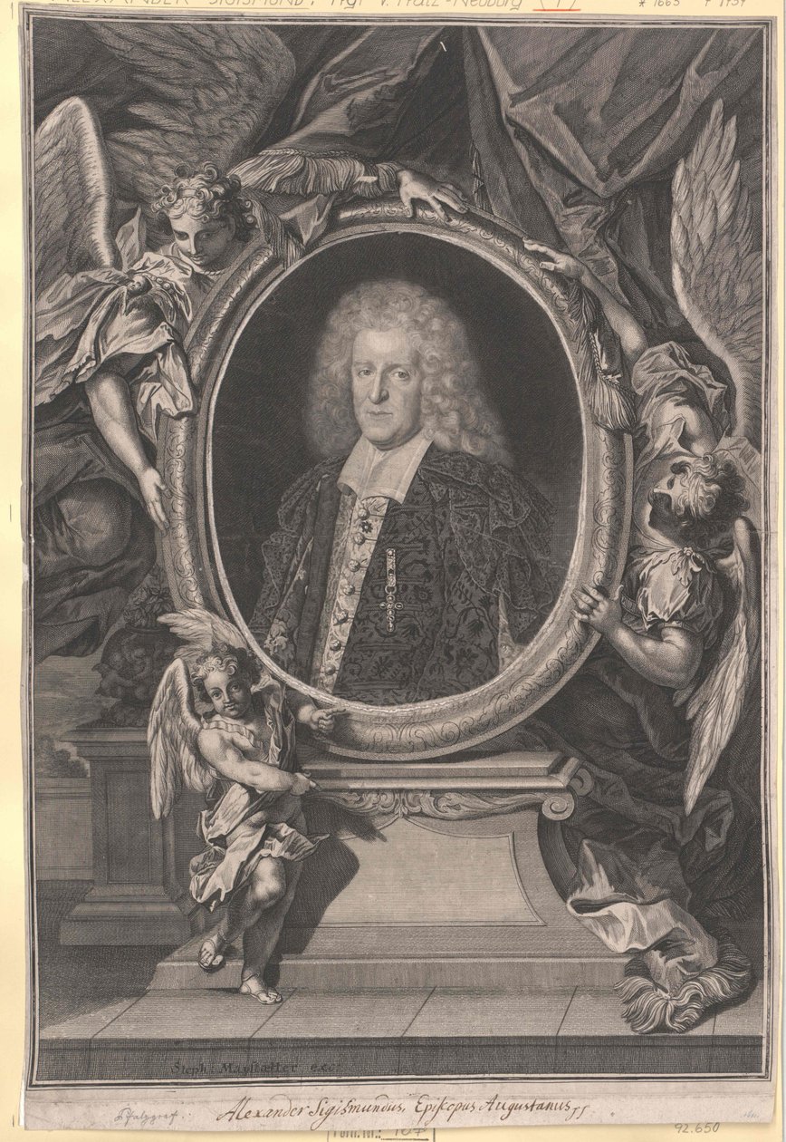 Pfalzgraf von Pfalz-Neuburg Alexander Sigismund von Artist Unknown