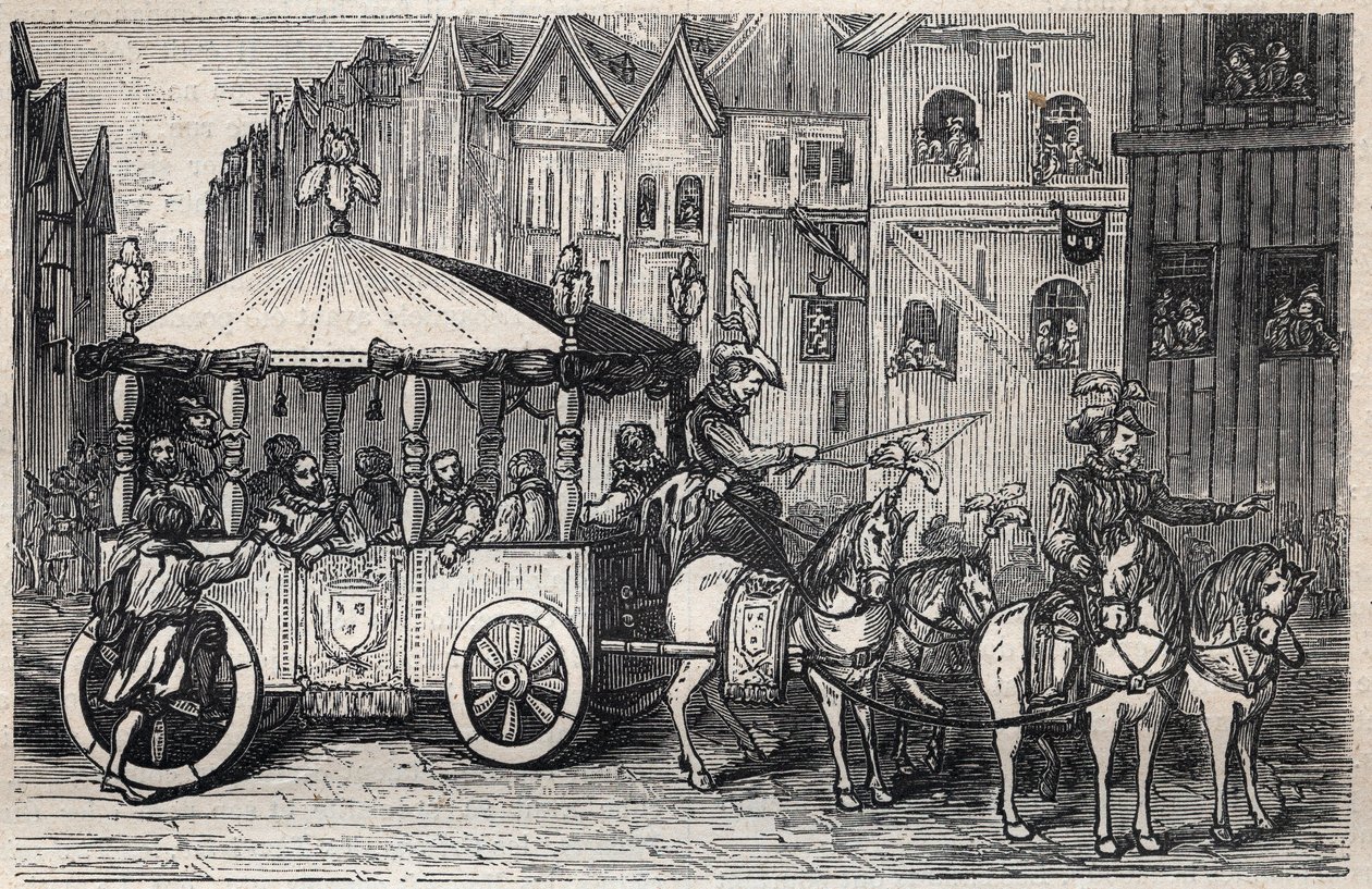 Tod von Heinrich IV.: Ermordung von Heinrich IV. am 14. Mai 1610 durch François Ravaillac von Artist Unknown
