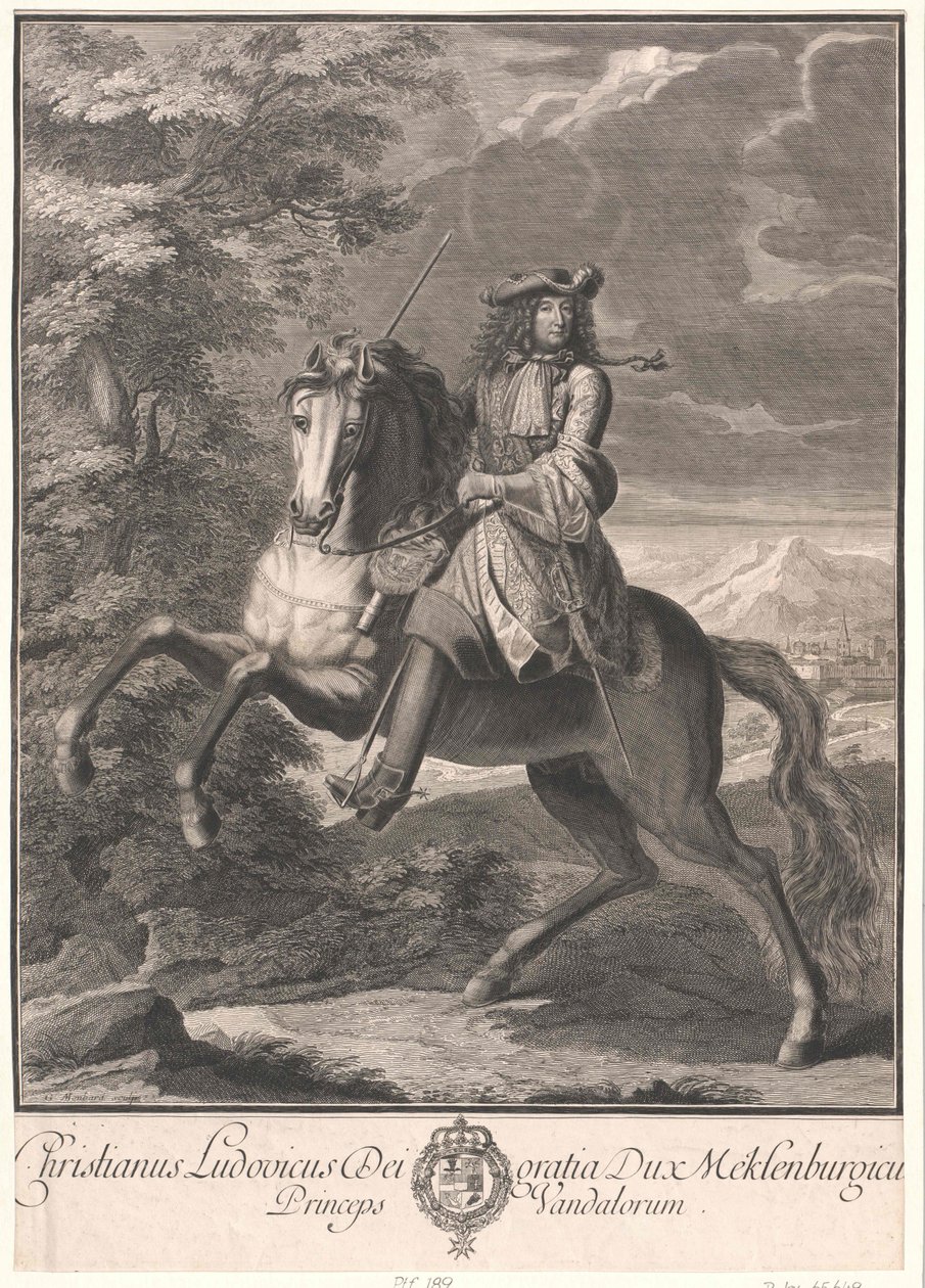 Herzog von Mecklenburg-Schwerin Christian Ludwig I von Artist Unknown
