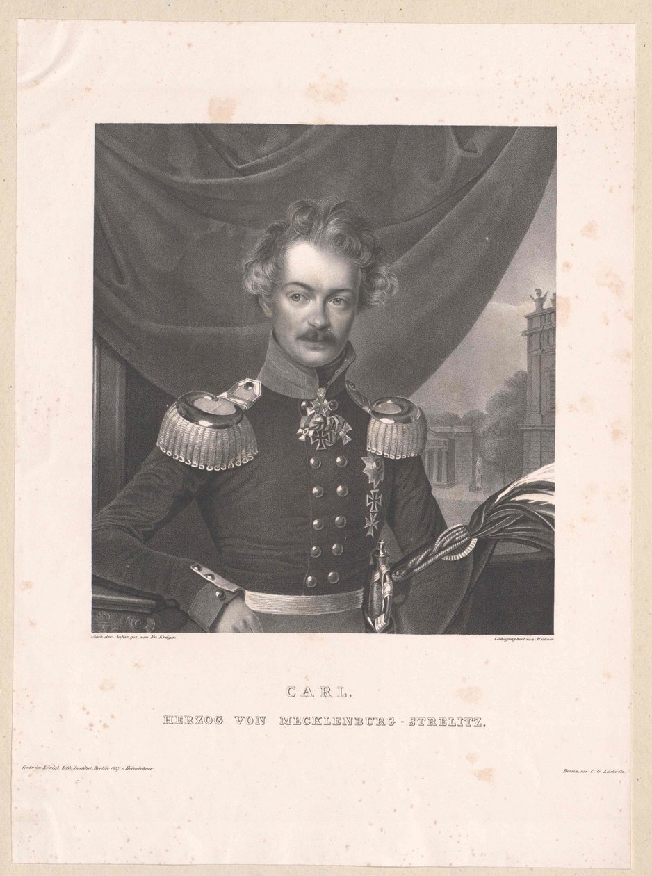 Herzog von Mecklenburg-Strelitz Karl von Artist Unknown