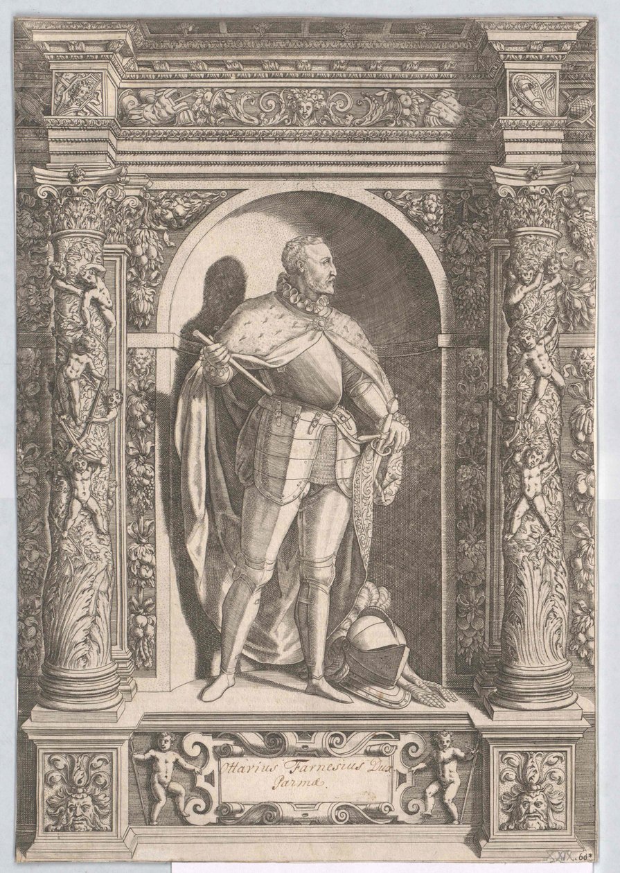 Herzog von Parma Oktavius Farnese von Artist Unknown