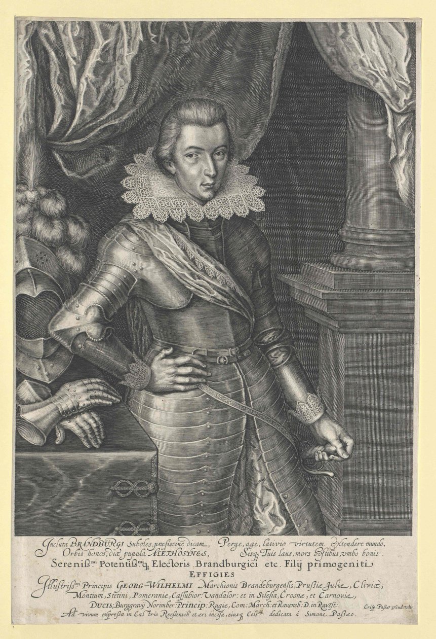 Kurfürst von Brandenburg Georg Wilhelm von Artist Unknown