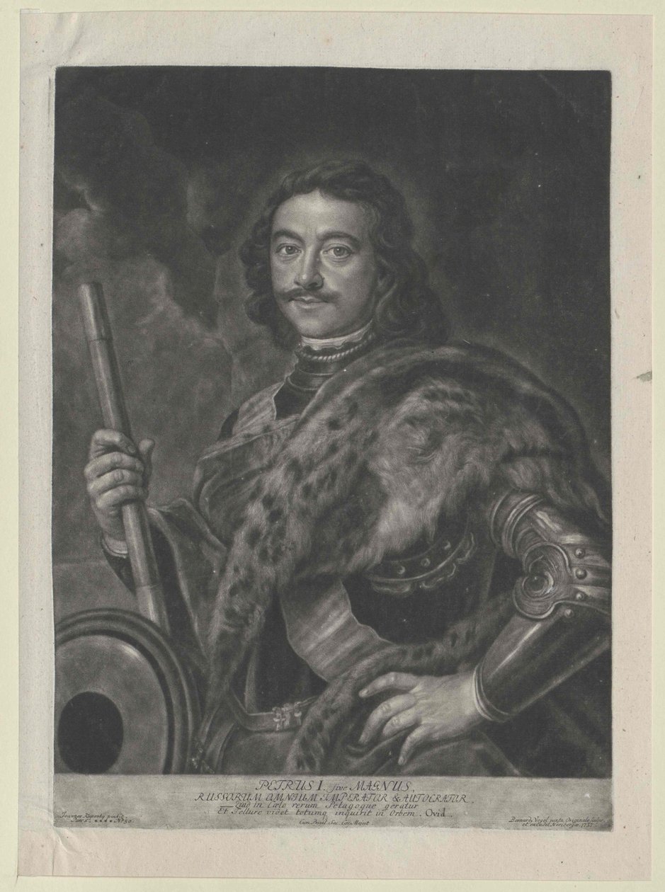 Kaiser von Russland Peter I der Große von Artist Unknown