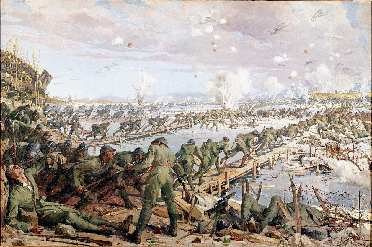 Erster Weltkrieg: Die Schlacht von Piave im Juni 1918 von Artist Unknown