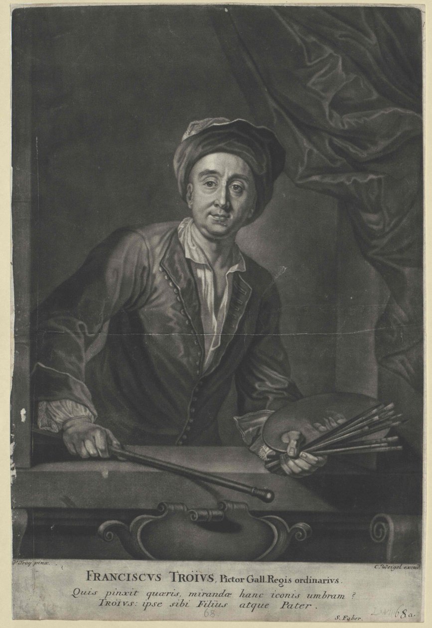 François de Troy von Artist Unknown
