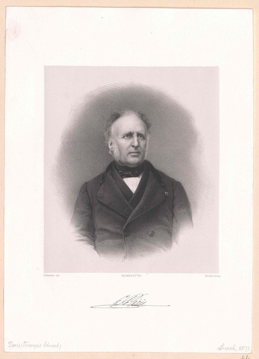 François Edmond Paris von Artist Unknown