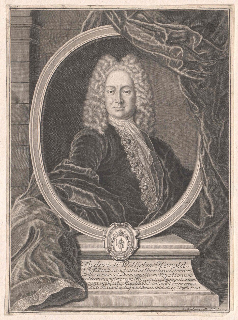Friedrich Wilhelm Herold (Druck) von Artist Unknown