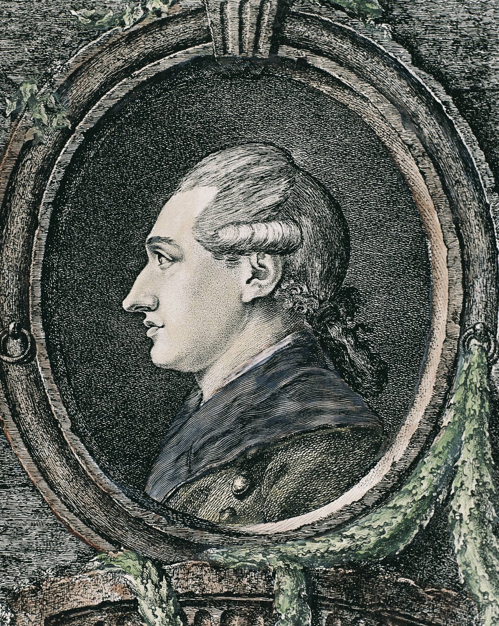 GOETHE, Johann Wolfgang von (1749-1832). Deutscher Humanist und Schriftsteller. Radierung von Artist Unknown
