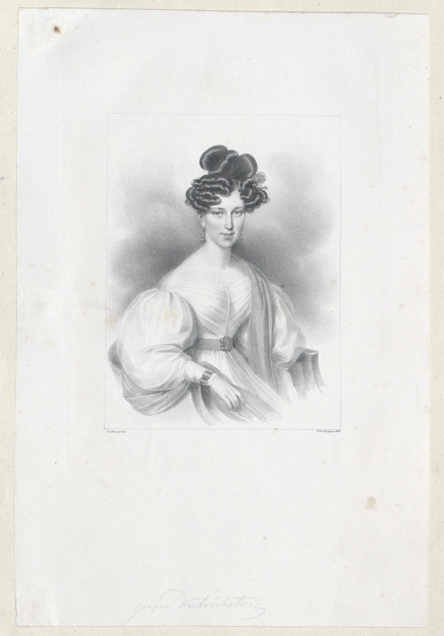 Gabriele Gräfin Wratislaw von Mitrowitz von Artist Unknown